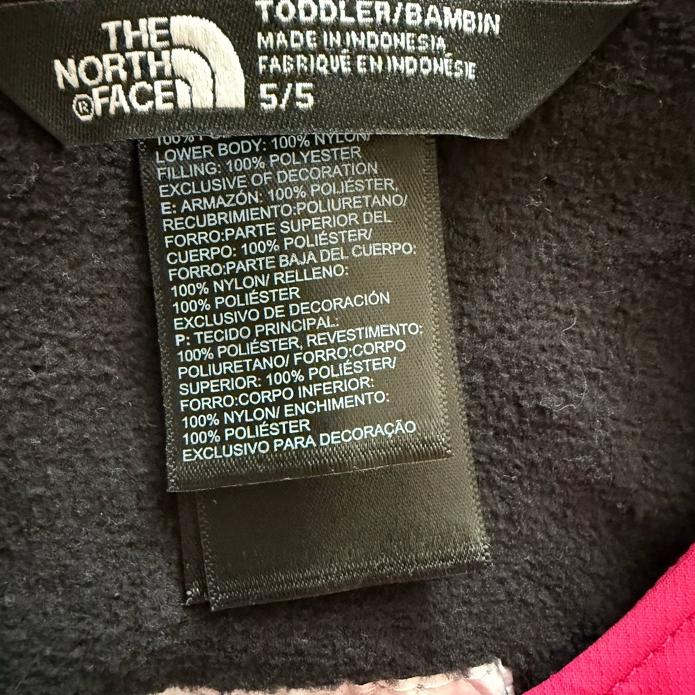 The North Face Fuchsia Snow Bib - Picture 6 of 8